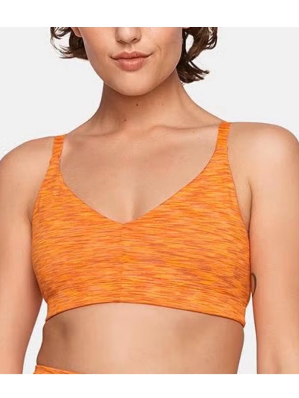 Outdoor Voices FreeForm Bralette in Orange